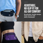 VENTURE 4TH Money Belt for Travel – Slim Hidden Under-Clothes RFID Blocking Anti-Theft Passport Holder & Travel Wallet Pouch for Men & Women to Protect Cash, Cards & Documents (Navy Blue)