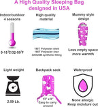 KidzAdventure Mummy Style 32 – 59F Kids Sleeping Bag with Pillow Sleeve, 4 Season, Lightweight and Backpacking Style, Ideal for Camping, Sleepover, Boys, Girls, Youth and Toddlers