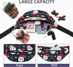 MAXTOP Large Crossbody Fanny Pack with 4-Zipper Pockets,Gifts for Enjoy Sports Festival Workout Traveling Running Casual Hands-Free Wallets Waist Pack Phone Bag Carrying All Phones