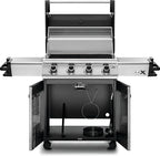 Napoleon 485 Stainless Steel Propane Gas Outdoor Grill – 4-Burner BBQ with Instant Ignition & Locking Caster Wheels