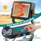 100W LED Work Light Rechargeable with Stand, Rechargeable Outdoor Light Solar Camping Lights with Magnetic, 4 Modes, Waterproof Portable Flood Light for Emergency, Repair, Camping