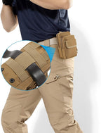2 Pack Molle Pouches - Tactical Compact Water-Resistant EDC Pouch Bag Small Utility Pouch