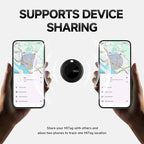 MiLi MiTag Bluetooth Tracker for Android, Smart Tracking Tag/Key Finder/Luggage Tracker/Item Locator for Google Find My Device (Find Hub) App, 1 Pack