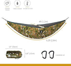 OneTigris Hideout Hammock Underquilt, Lightweight 4 Season Hammock Gear for Camping, Hiking, Backpacking, Travel, Beach, Backyard, Patio, Portable