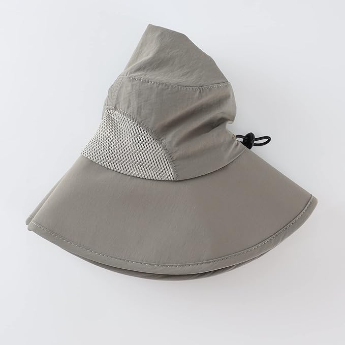 Home Prefer UPF50+ Mens Sun Hat Wide Brim Fishing Hat for Men UV Protection Womens Beach Bucket Hat for Golf Hiking Gardening