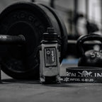 Iron Infidel Battle Bottle - 32 Oz Insulated Water Bottle with Straw Lid & Chug Cap, Stainless Steel Metal Tactical Flask with Rugged, Removable Sleeve for Keys & Phone or Wallet (Betsy Ross 1 Liter)