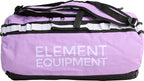 Element Equipment Trailhead Duffel Bag Shoulder Straps Waterproof Violet/Lavendar Medium