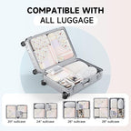 9 Set Packing Cubes for Travel, Gifts for Women Mom,Anti-Tearing Suitcase Organizer,OlarHike Vacation Essentials & Accessories for Cruise Ship