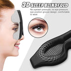 3D Advanced Eye Mask for Sleeping，Ultra Delicate Soft Skin Friendly Eye mask，100% Blackout Sleep Eye Mask for Sleep, Eyelash Extension Sleep mask