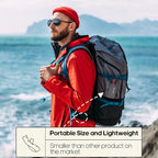 Travel Utensils with Case, Quatish Portable Silverware Set for Work, Stainless Steel Reusable Travel Cutlery Set, Fork and Spoon Set for Camping, EDC Gadgets, Lunch Box for Men, Purple