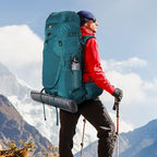 N NEVO RHINO Internal Frame Hiking Backpack 50/60/65/70/80L, Mountain Climbing Camping Backpack Daypack Waterproof Rain Cover