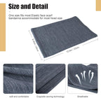 KGC 2 Pack Winter Neck Warmer Gaiter Fleece Windproof Face Mask Cover Cold Weather Scarf for Men & Women