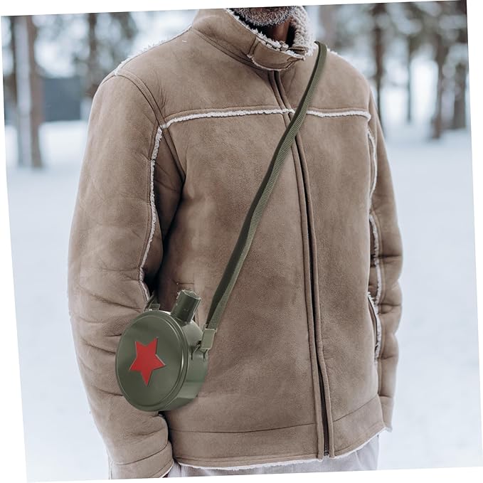 BESPORTBLE Outdoor Sports Water Bottle Water Jug Canteen with Hiking Canteen Canister Hiking Flask Camo Travel Foot Stainless Steel Camping Bottle re-usable