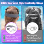 Vvinca Snorkeling Gear for Kids Dry Top Kids Snorkel Set for Boys Girls Junior Youth Children Age 4-14 Swim Goggles with Nose Cover Anti-Fog Panoramic View Adjustable Elastic Diving Mask and Snorkel