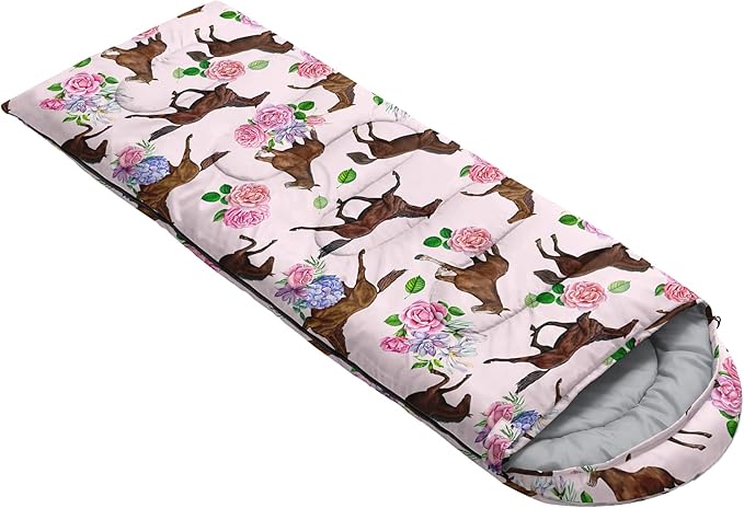 QOOMO Camping Sleeping Bags,3 Season Warm & Cool Weather,Lightweight,Waterproof Sleeping Bags for Adults & Kids,Traveling,and Outdoors,Camping Gear Equipment