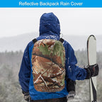 PATIKIL Waterproof Rucksack Cover, Non-Slip Backpack Rain Cover for Hiking, Camping, Climbing