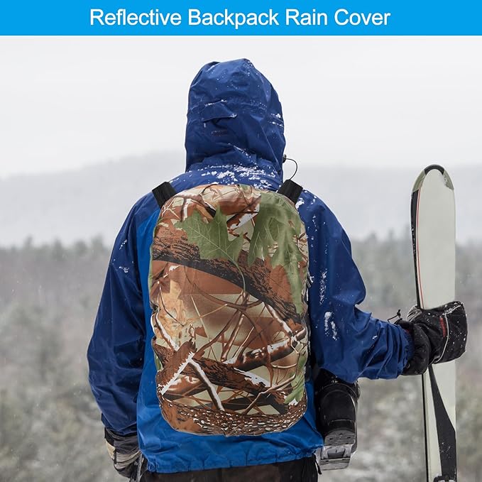 PATIKIL Waterproof Rucksack Cover, Non-Slip Backpack Rain Cover for Hiking, Camping, Climbing