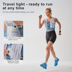Running Vest with 350 ML TPU Soft Flask, Small Running Water Vest -Adjustable Chest Straps, Lightweight Hydration Vest Pack for Trail Marathon Hiking Cycling for Women Men Mini