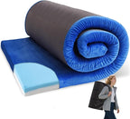 Thick Camping Sleeping Pad - Lamb Fluff Camping Cot Pads for Adult, Soft Sleeping Mat, Non-Slip Camping Mattress Pad for Car Tent