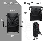 Xtreme Sight Line ~ AQUA RT ~ Large Water-Proof Faraday Backpack for Laptops, Tablets, and Mid-Size Electronics ~ Tracking/Hacking Defense ~ Red