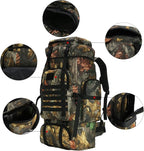 Hiking Backpack for Men 70L/100L Camping Backpack Military Rucksack Molle 3 Days Assault Pack for Climbing