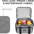 Insulated Soft Cooler Bag, Large Ice Coolers Soft Sided Ice Chest for Beach, Collapsible and Portable