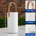 uuffoo Solar Table Lamp Outdoor Lantern 2 in 1 Charging Portable LED Cordless Lights with Remote 8 Colors, Water-Resistant IP44 for Patio Terrace Camping Garden Balcony