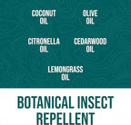 No Mosquitoz Botanical Insect Repellent, DEET-Free, Made with Natural Essential Oils, Non-Greasy Formula, Made in The USA, Woodsy Scent, 4 Ounce Spray Bottle