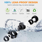 5 Gallon Water Jug, Camping Water Container BPA Free Water Storage with Spigot No Leakage Portable Emergency Water Tank for Outdoor Hiking Camping Picnic Supplies