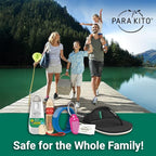 PARAKITO Mosquito, Insect & Bug Spray Bundle - Includes Spray, Turquoise Wristband & 4 Refills | DEET Free, Citronella Essential Oils, Perfect for Camping, Hiking, Travel Outdoor Activities