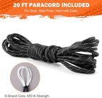 Emergency Survival Tent Life Shelter - 2 Person Mylar Emergency Shelter Tube Tent with Emergency Whistle & Paracord, All-Weather Essential Survival Gear for Camping, Hiking & Survival Kits