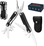 16-in-1 Multitool Pliers, Portable Camping Multi Tool with Safety Lock, Outdoor Survival Gear for Hiking, Hunting, Backpacking