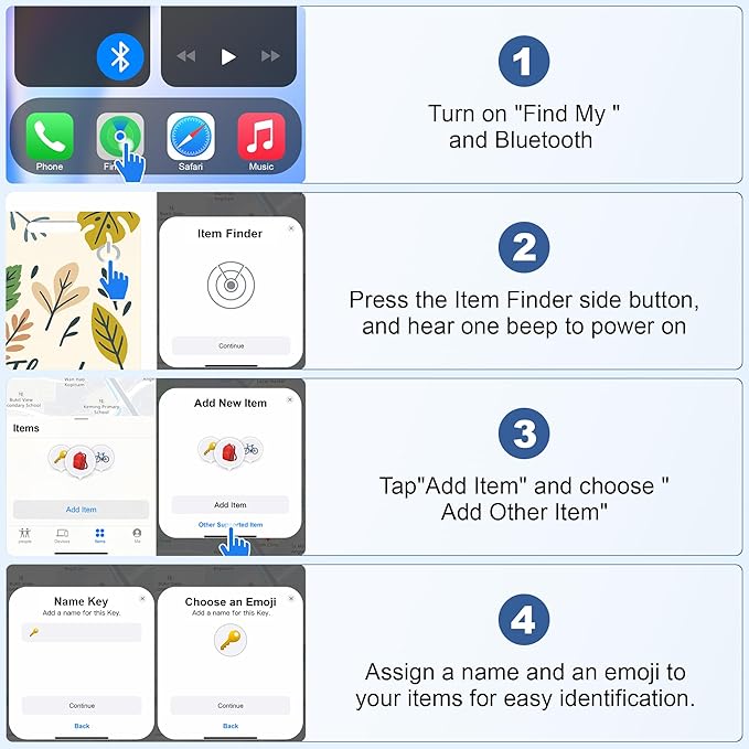 Wallet Tracker Card (iOS Only), Rechargeable Bluetooth Smart Tracking for Apple Find My Compatible Anti Tracker for Men Women Slim Item Locator for Purse Passport Key Luggage Tag (1Pcs/THKS FLR)