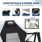 Portable Hammock Camping Chair with Adjustable Back, Folding Hammock Chair Supports 330lbs, Camping Swing Chair for Adults, Camping Hammock Chair for Lawn, Concerts, Backyard, Stargazer