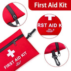152 Piece Small First Aid Kit, Travel Size First Aid Kit TSA Approved, Mini Forst aid kit for Home, Car, Travel, Camping, Truck, Sports, Office, Hiking Med Kit for Backpack;