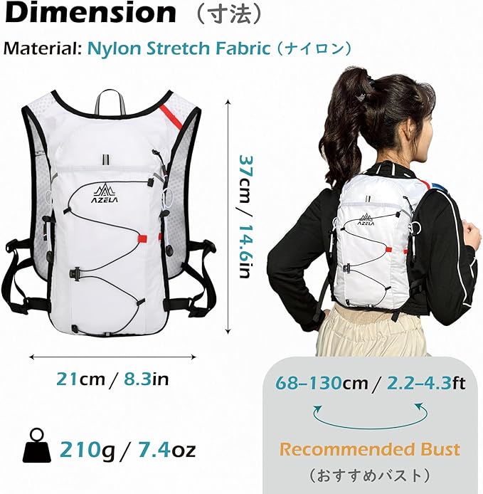 TRIWONDER Hydration Backpack Lightweight Water Pack for Men Women Hydration Pack for Cycling, Running, Hiking and Biking