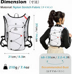 TRIWONDER Hydration Backpack Lightweight Water Pack for Men Women Hydration Pack for Cycling, Running, Hiking and Biking