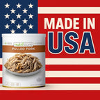 Nutristore Freeze-Dried Pulled Pork | Premium Emergency Survival Food | Long Shelf Life | Protein-Rich Prepper Pantry Staple | Beef, Chicken, Sausage, and More | Bulk Food Storage, 1-Pack