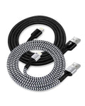 USB A to Lightning Cord, 2Pack/3Ft Nylon Braided iPhone Charger Cable, Apple Approved Fast Charging Power Wire for iPhone 14, 13 Pro Max, 13Pro, 13 Mini, 12 11 10 XR XS X 8 Plus 7 Fast Cargador Chord