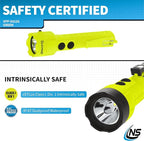 Nightstick XPP-5422G 3 AA Intrinsically Safe Permissible Dual-Light Flashlight, Green