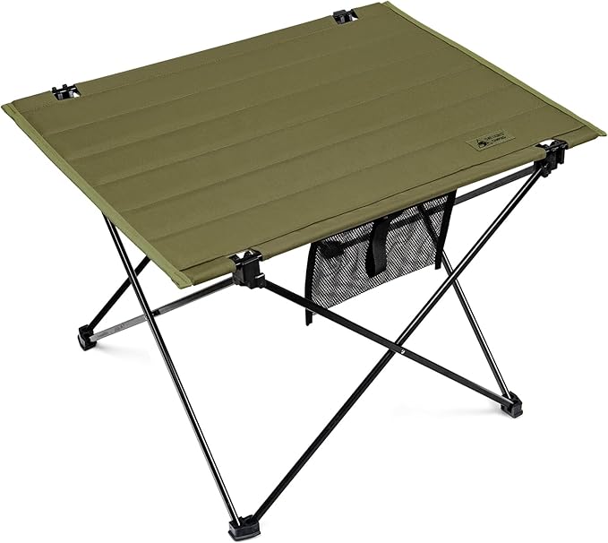 ONETIGRIS CAMPMATE Camping Table Foldable, Lightweight Portable Table Sturdy & Quick Setup, Holds Up to 66 lbs, Perfect for Camping, Hiking, Backpacking, Picnic, Beach, Travel