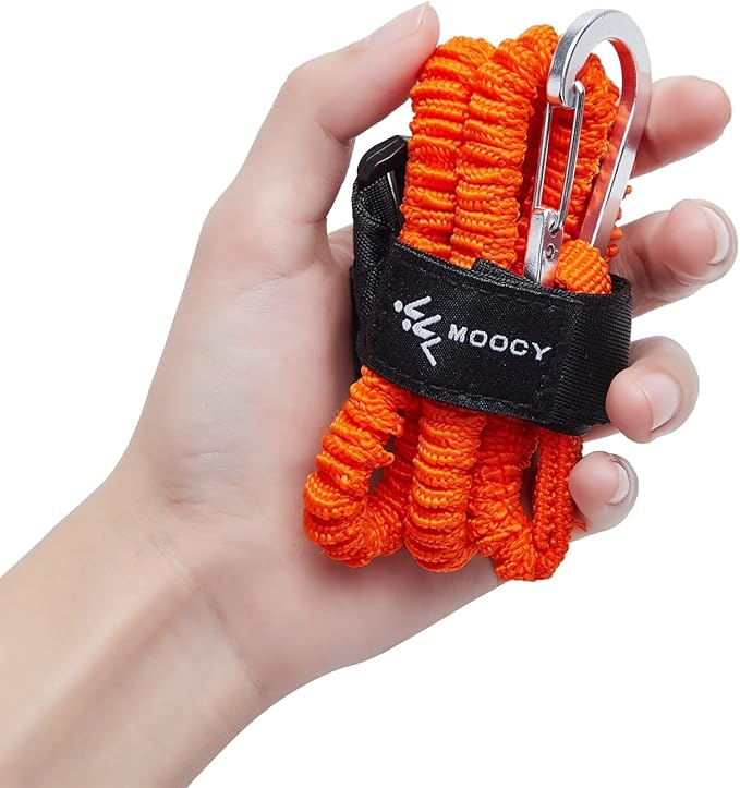 Kayak Paddle Leash Kayak Rod Leash Kayak Paddle Lanyard Stretchable Coiled Lanyard Leash Kayak Fishing Accessories for Kayak and Paddles