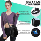 128 OZ Insulated Water-Bottles with Strap - 1 Gallon Water Jug with Straw & Spout Lid, Stainless Steel Large Water Bottle Leak Proof, Cold-48h Hot-24h Metal Water Flask w/Paracord Handle, Carrier Bag