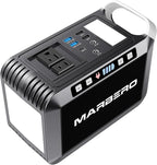 MARBERO 148Wh Portable Power Station Camping Portable Power Bank with AC Outlet 200W Camping Generator 40000mAh Battery Pack Solar Power Station for Outdoor Camping Home Office Emergency