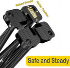 HASIKA Collapsible Stool Foot Rest 2 Pack Folding Stool Portable Outdoor Ottoman 400lbs Strong Support Camping Stool for Travel Gardening Fishing Hiking BBQ