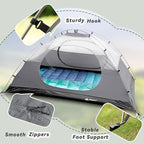 Forceatt Camping Tent 2/3/4 Person, Professional Waterproof & Windproof Lightweight Backpacking Tent Suitable for Outdoor,Hiking,Camping, Mountaineering and Travel