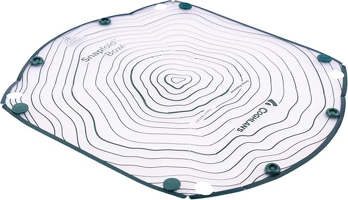 Coghlan's Snapfold™ Bowls 2-Pack – Collapsible, Lightweight and Leakproof for Camping, Hiking, Travel, Picnics, and Outdoor Adventures, BPA-Free, Foldable Space-Saving Design for Easy Storage