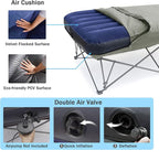 KAMPKEEPER Camping Cot,Camping Cots for Adults,Folding Camping Cot with Inflatable Air Mattress and Carry Bag,for Outdoor Travel Camp Beach Vacation (not Included The Airpump)
