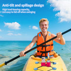 Paddleboard Cup Holder，Non-Tipping Kayak Cup Paddle Board and Stand Up Paddle Board Accessories，2 in 1 Stand Up Paddleboard Drink Holder for Types of Cup Bottle Drink & Phone Holder