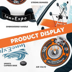 InnoExpo Inflatable Stand Up Paddle Boards with Premium Accessories, Wide Stable SUP Paddle Board Design, Non-Slip Comfort Deck for Youth & Adults
